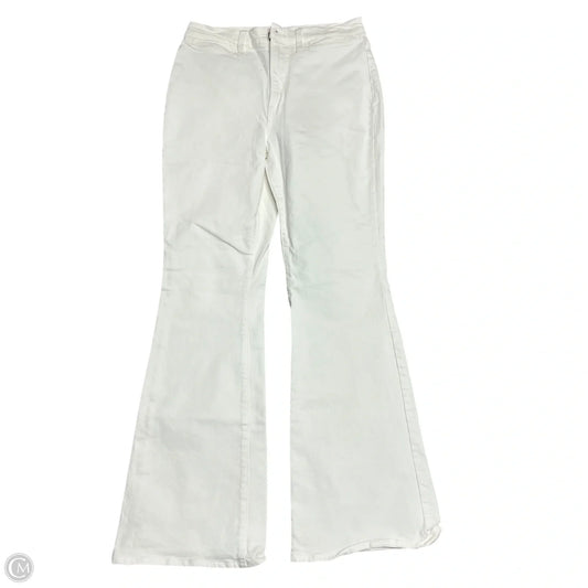 Jeans Flared By Madewell In Cream Denim, Size: 6