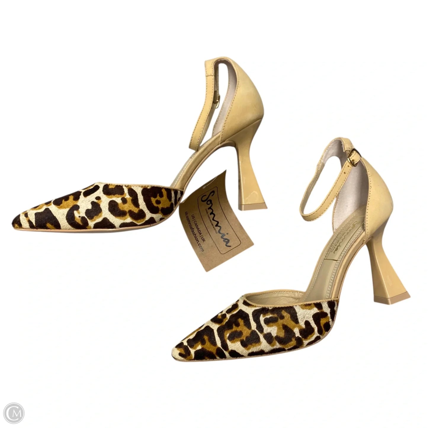 Shoes Heels Kitten By Somnia In Leopard Print, Size: 5