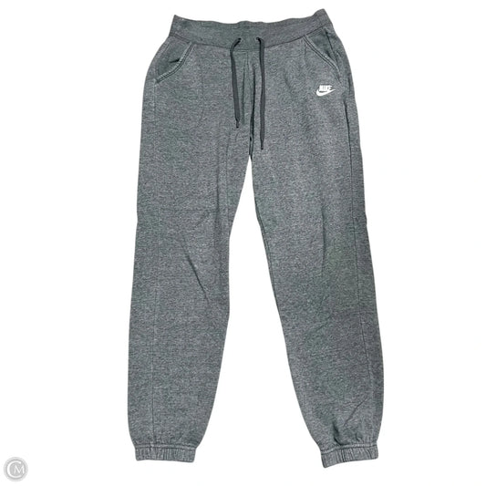 Athletic Pants By Nike In Grey, Size: 8