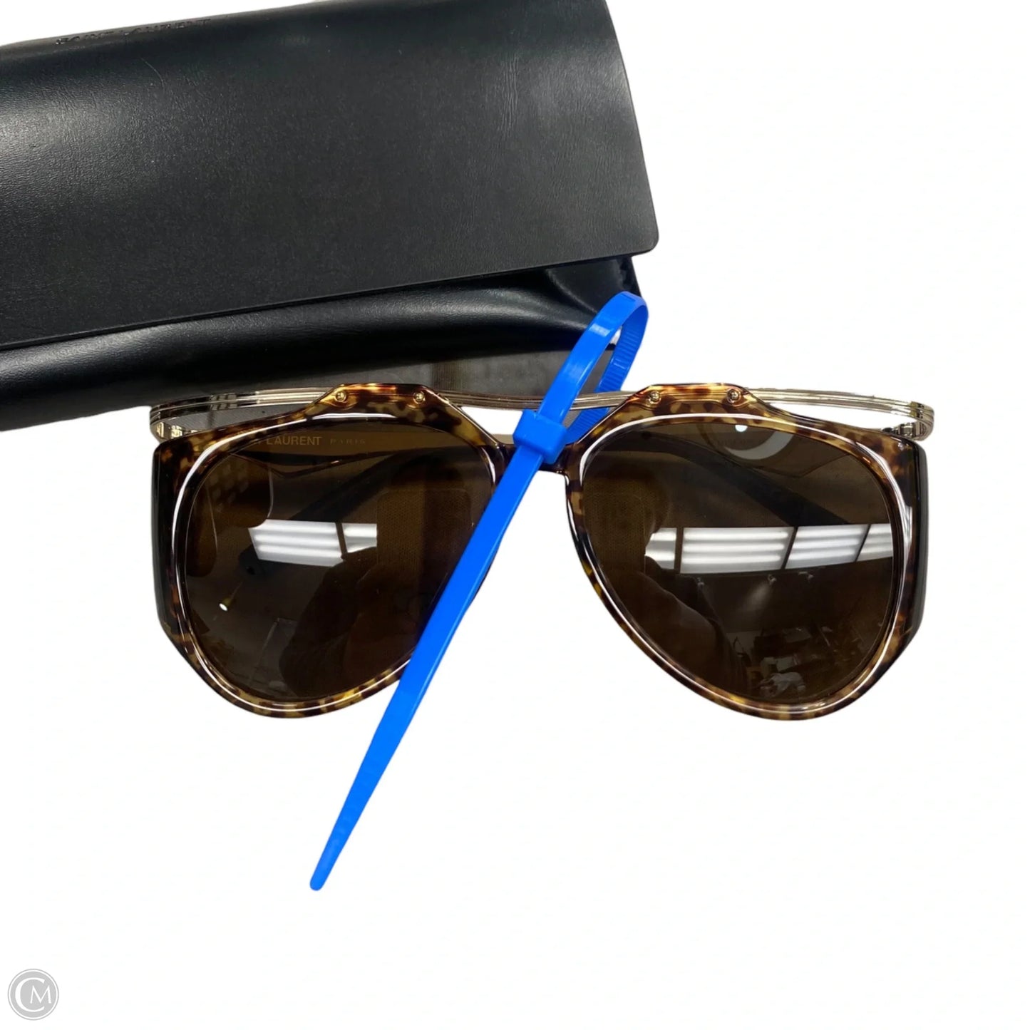 Sunglass Case Luxury Designer By Yves Saint Laurent