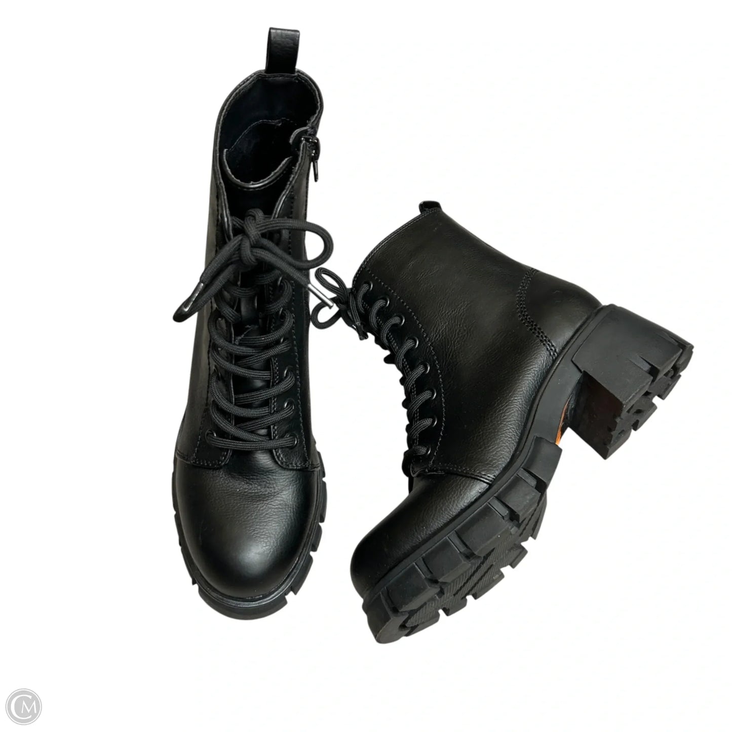 Boots Combat By Mia In Black, Size: 7