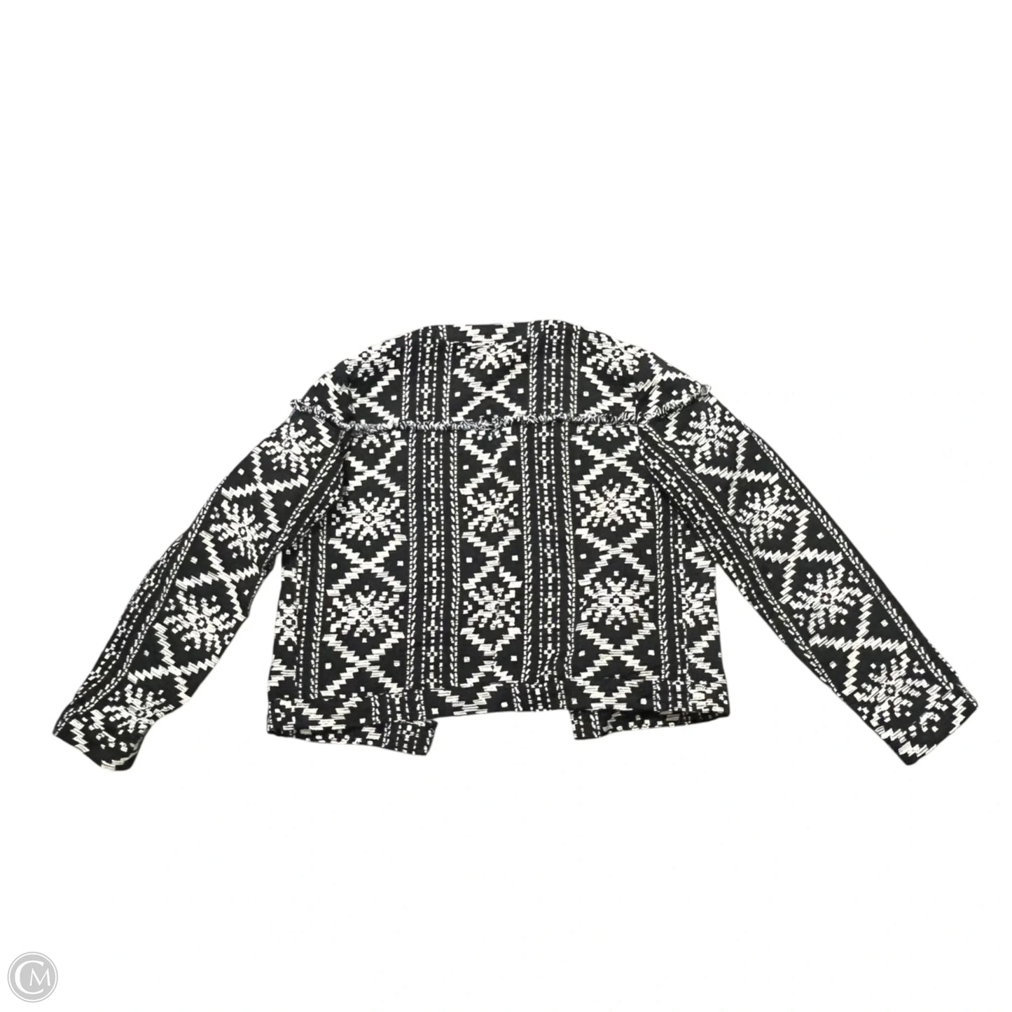 Jacket Other By Who What Wear In Black & Cream, Size: L