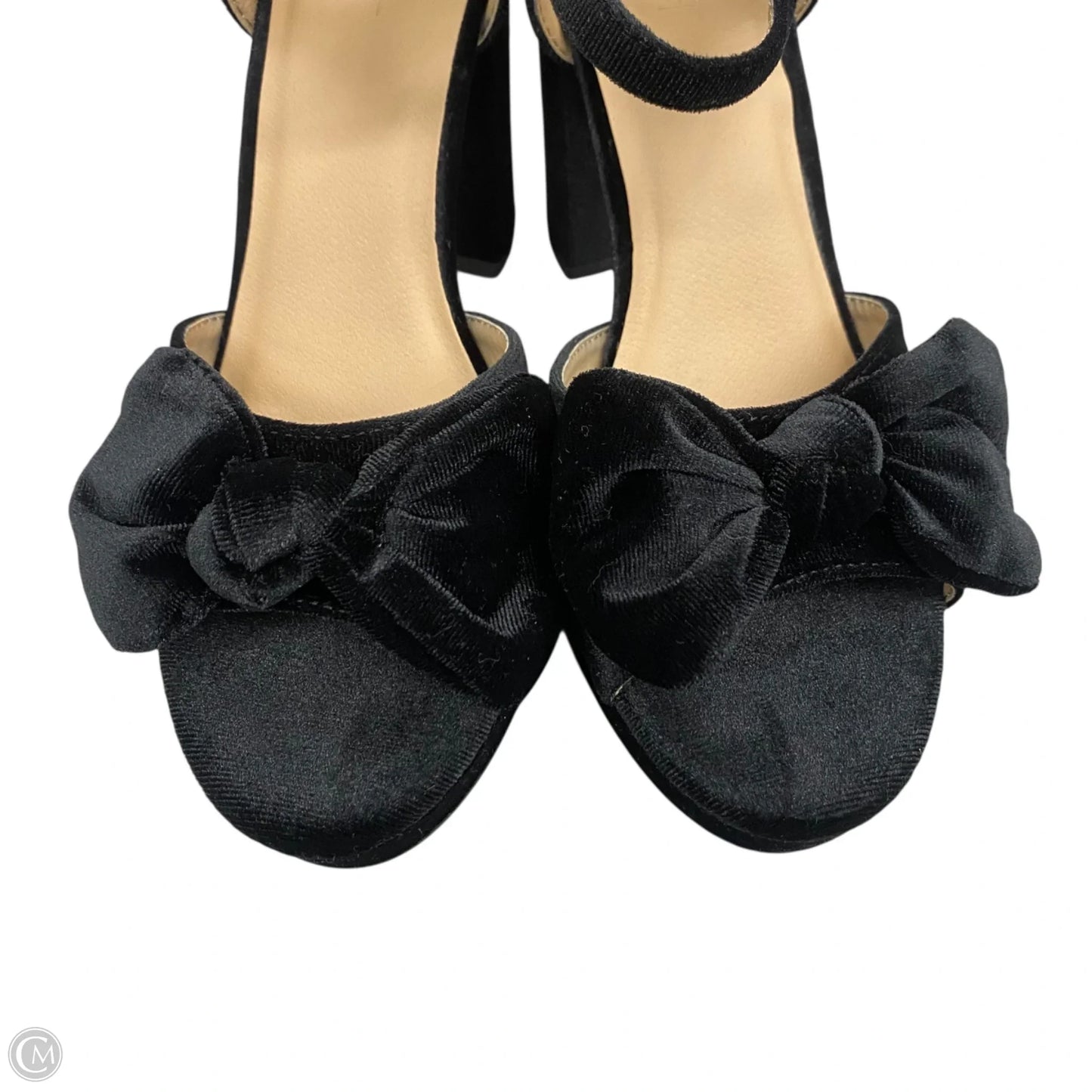 Sandals Heels Block By Loft In Black, Size: 9