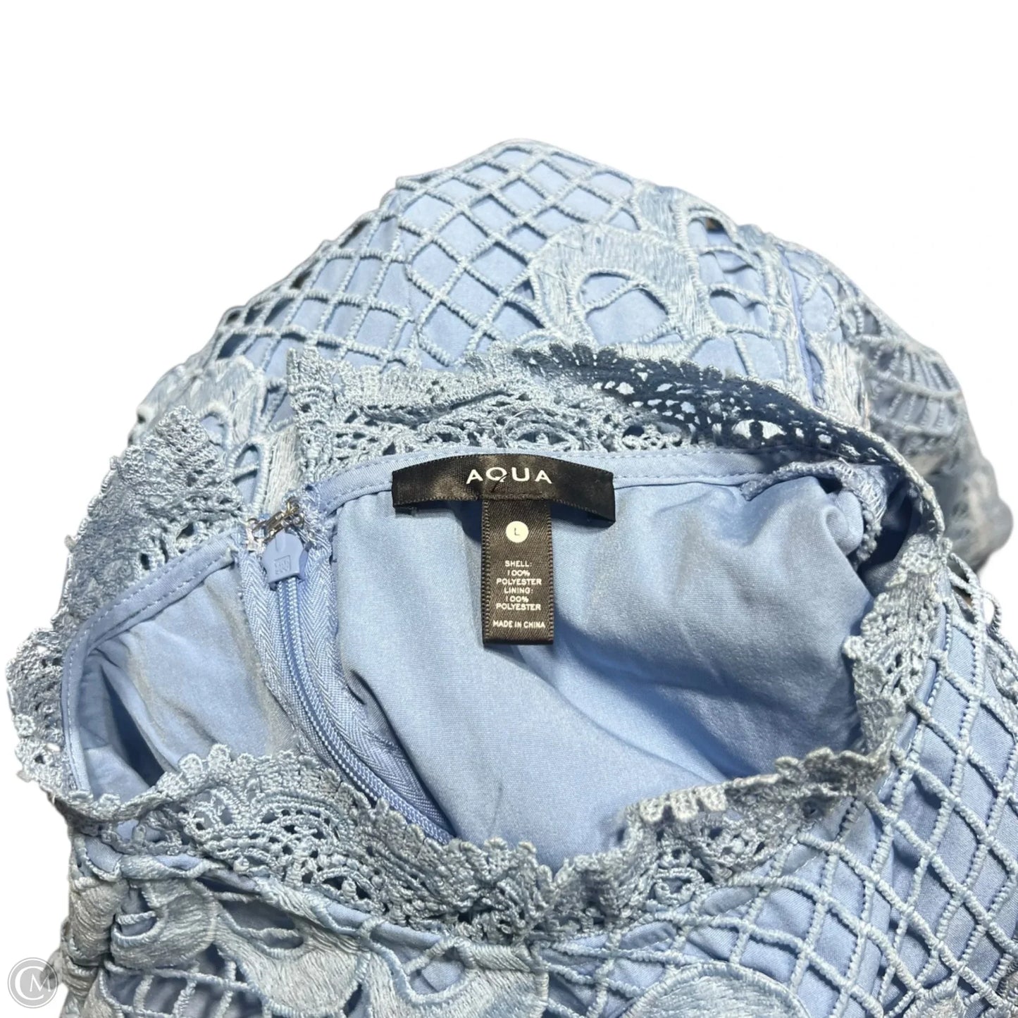Dress Party Short By Aqua In Blue, Size: L