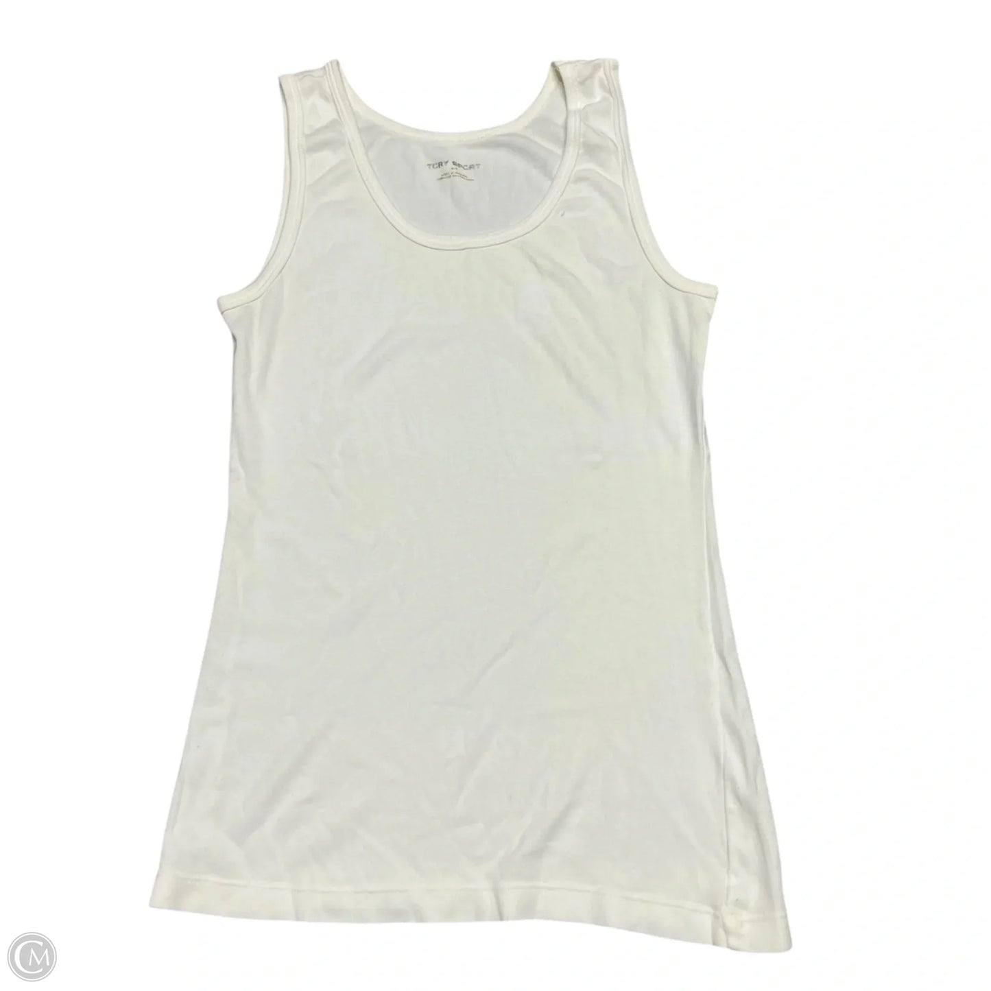 Top Sleeveless Designer By Tory Burch In Cream, Size: S