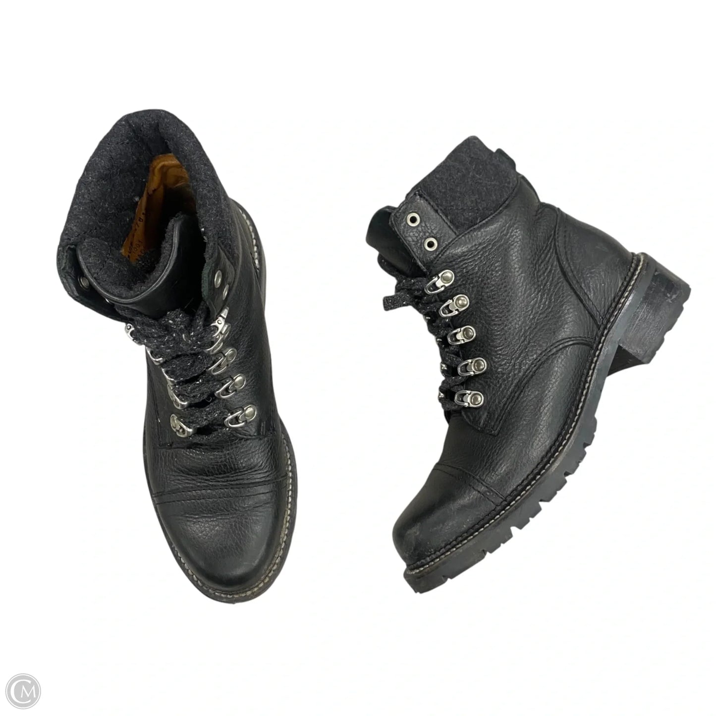 Boots Designer By Frye In Black, Size: 8.5