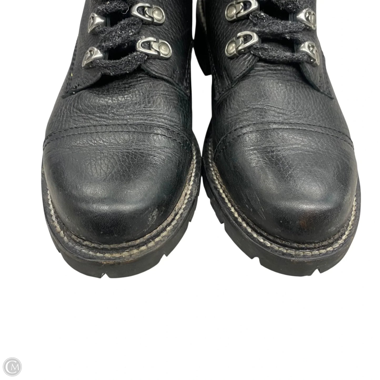 Boots Designer By Frye In Black, Size: 8.5