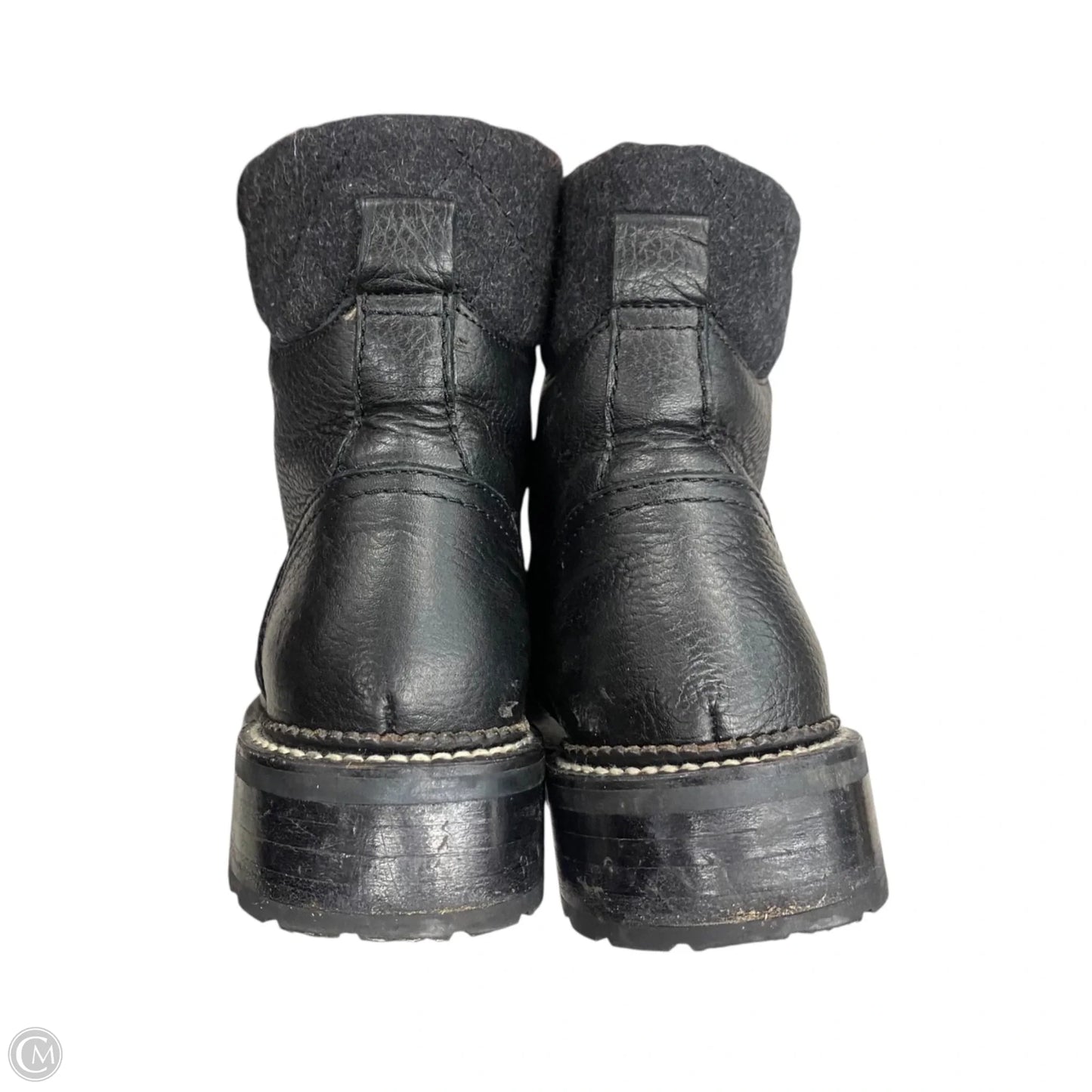 Boots Designer By Frye In Black, Size: 8.5