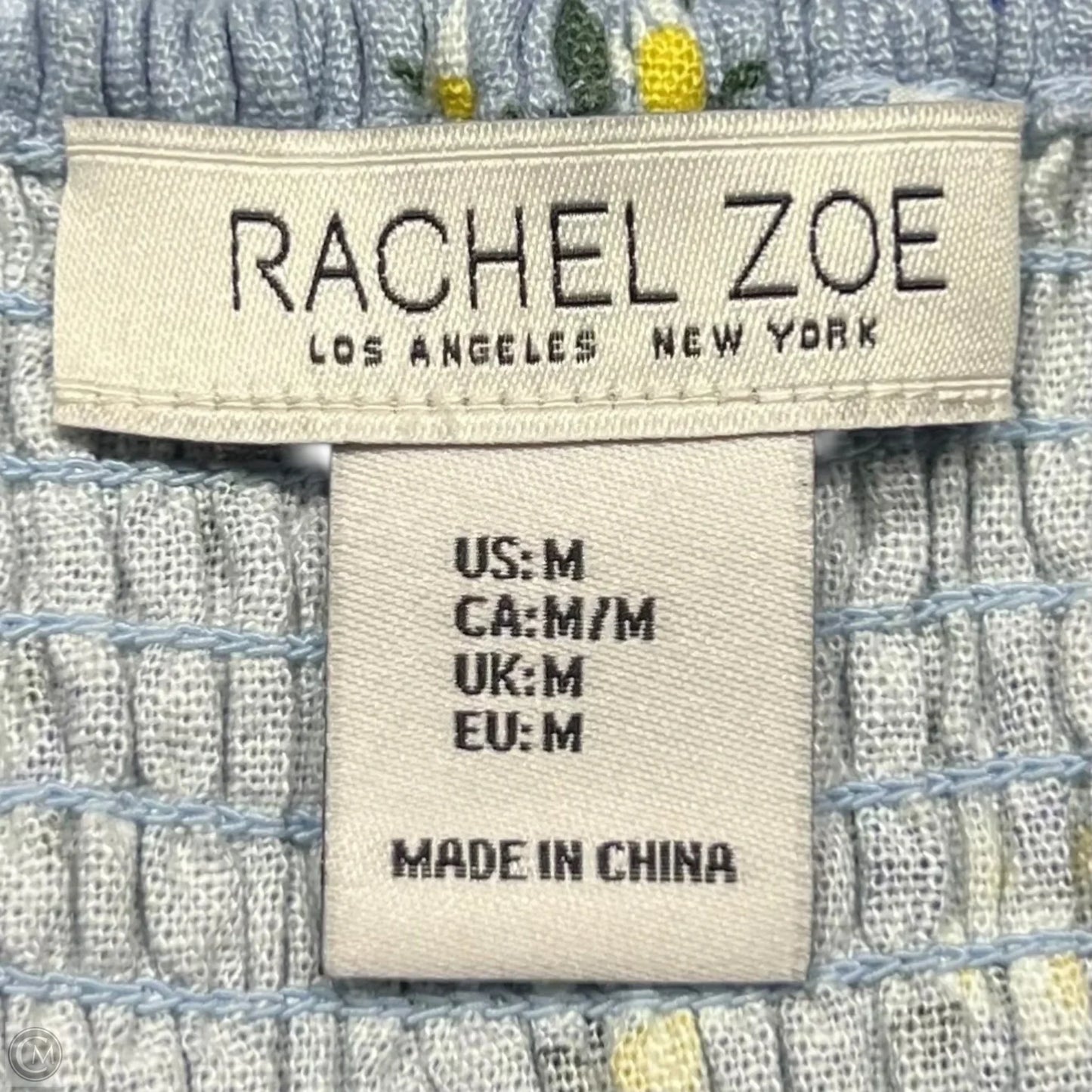 Top Long Sleeve By Rachel Zoe In Blue, Size: M