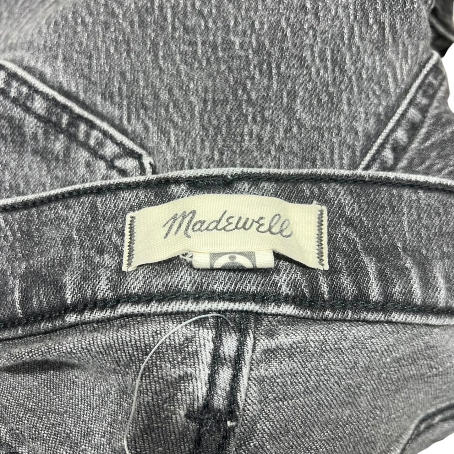 Jeans Straight By Madewell In Black Denim, Size: 2