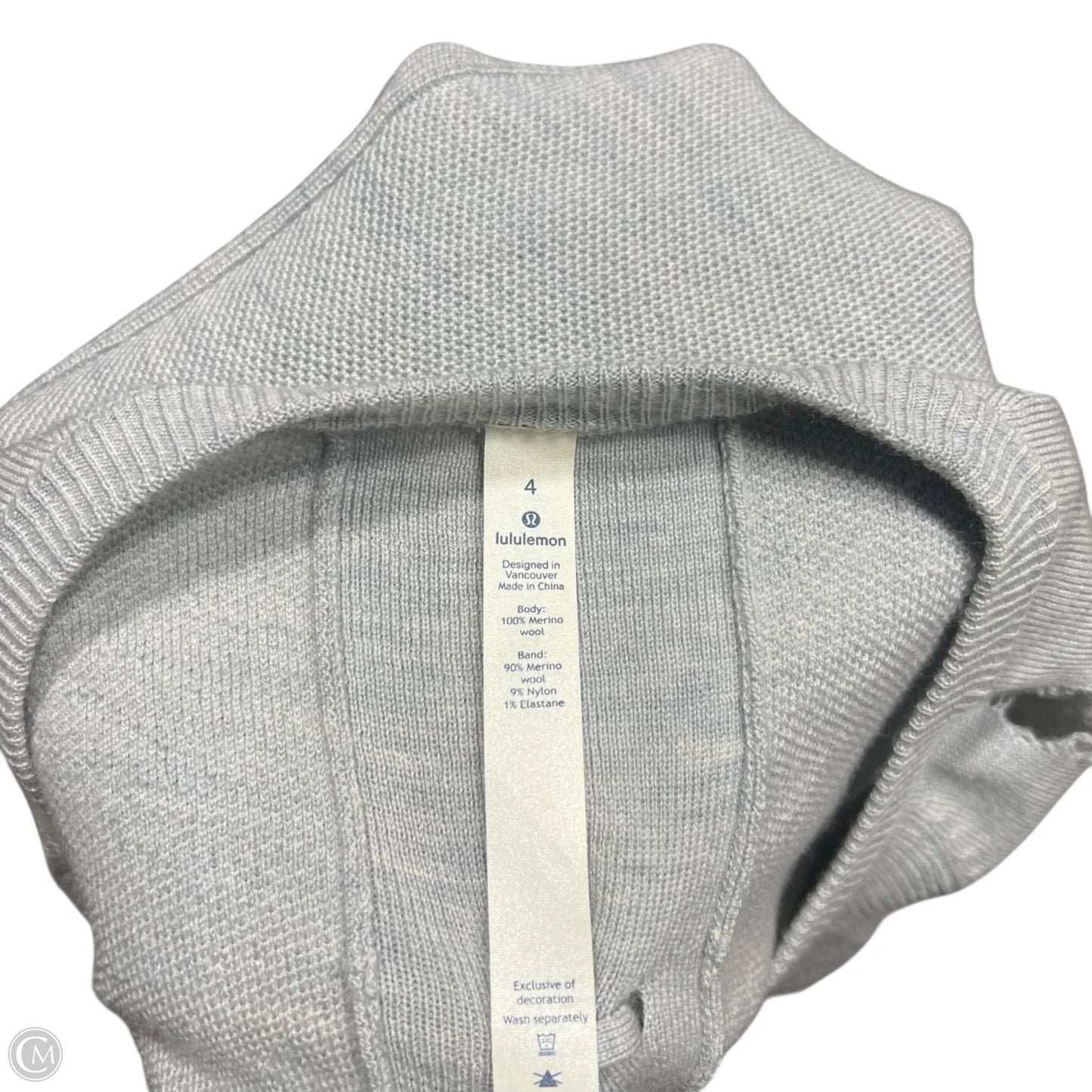Sweater By Lululemon In Grey, Size: S
