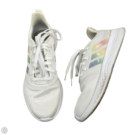 Shoes Sneakers By Adidas In Red & White, Size: 8