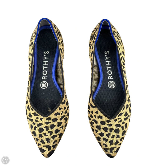 Shoes Flats By Rothys In Leopard Print, Size: 8