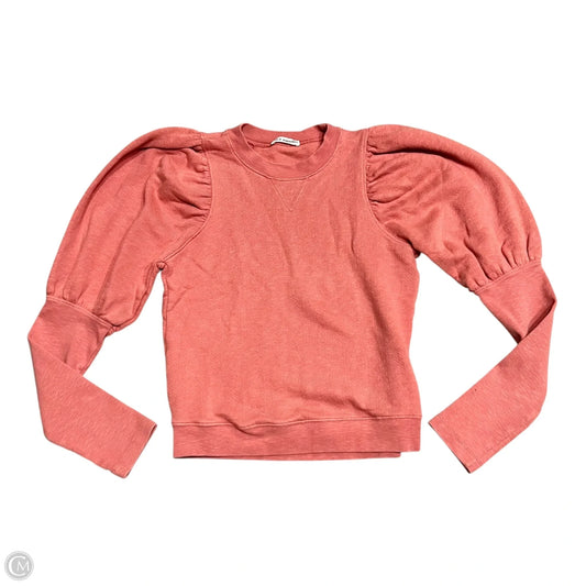 Sweatshirt Crewneck By Ulla Johnson In Orange, Size: S