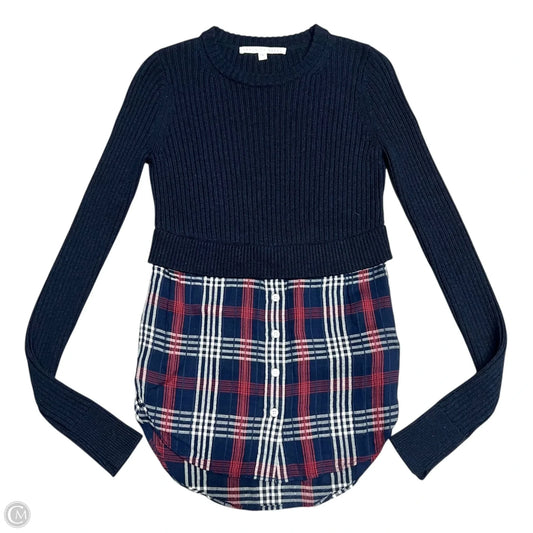 Sweater By Veronica Beard In Blue & Red, Size: S