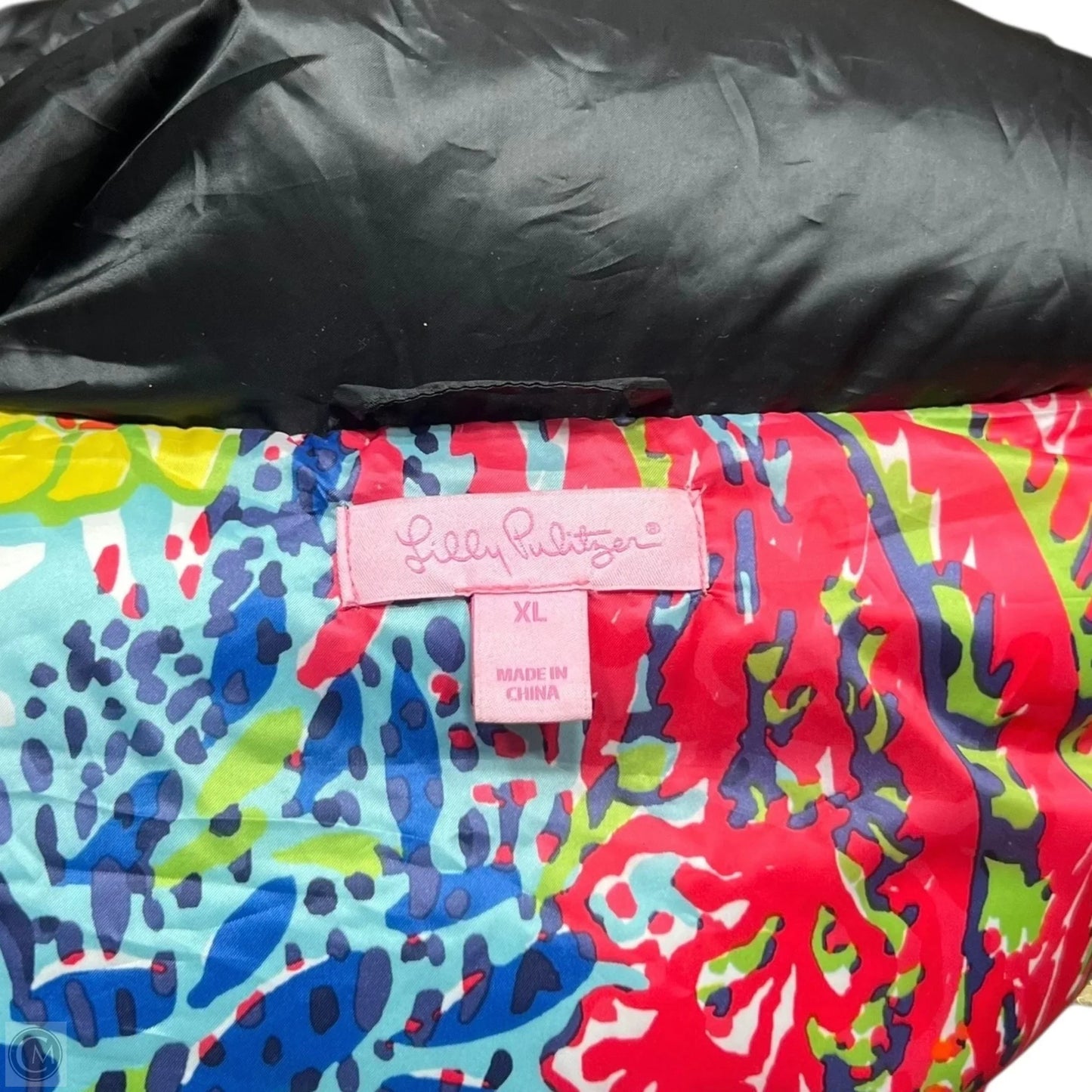 Vest Designer By Lilly Pulitzer In Black, Size: Xl