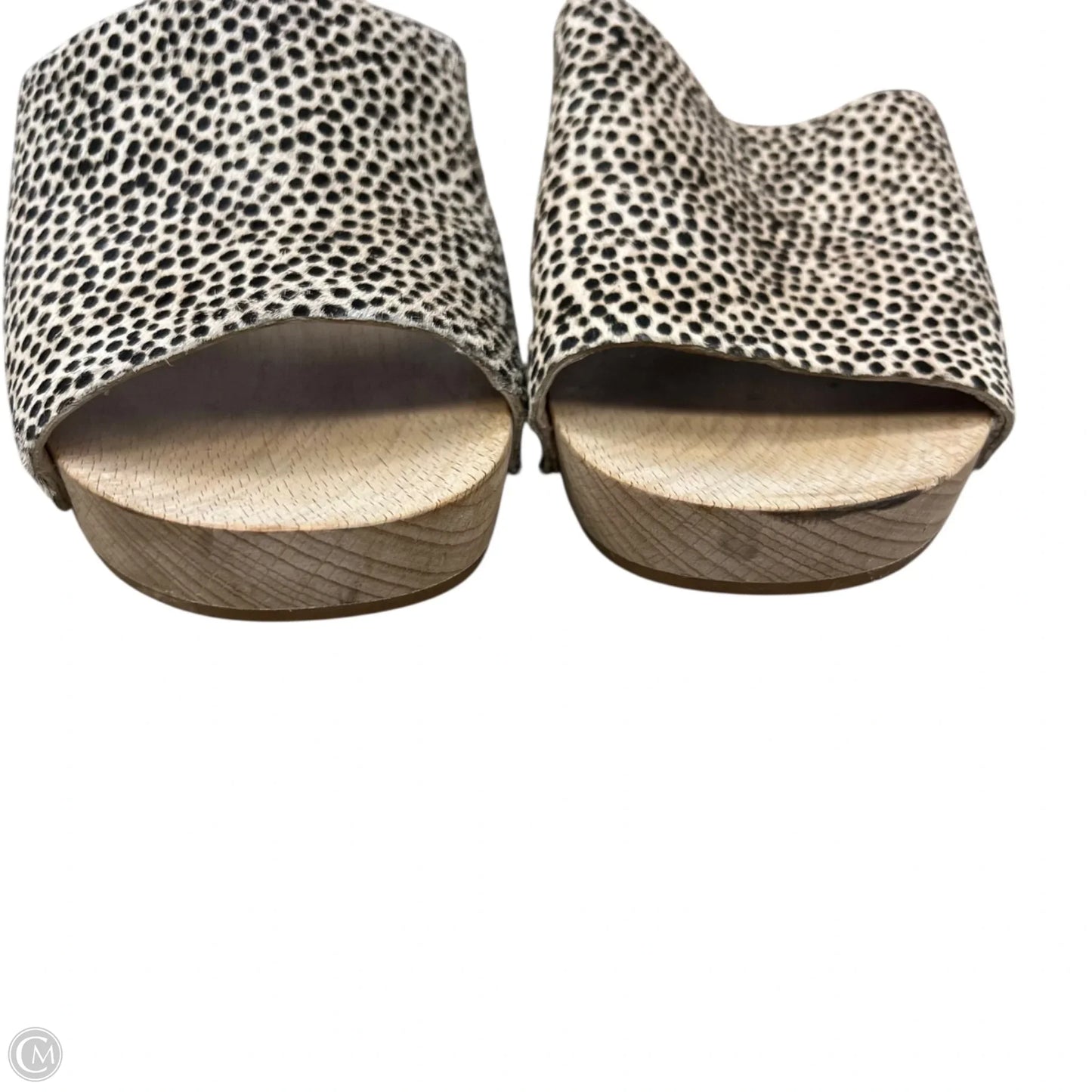 Sandals Heels Block By Madewell In Animal Print, Size: 7