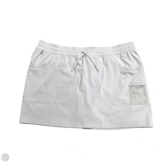 Athletic Skort By Columbia In Grey, Size: 16