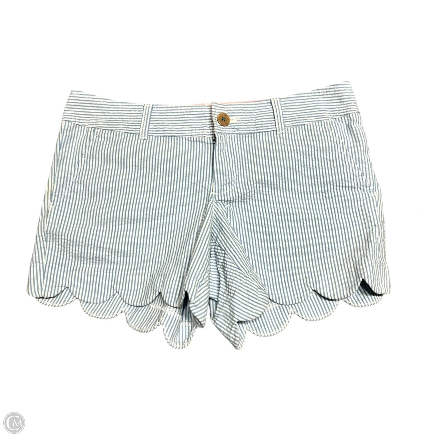 Shorts Designer By Lilly Pulitzer In Blue & White, Size: 6