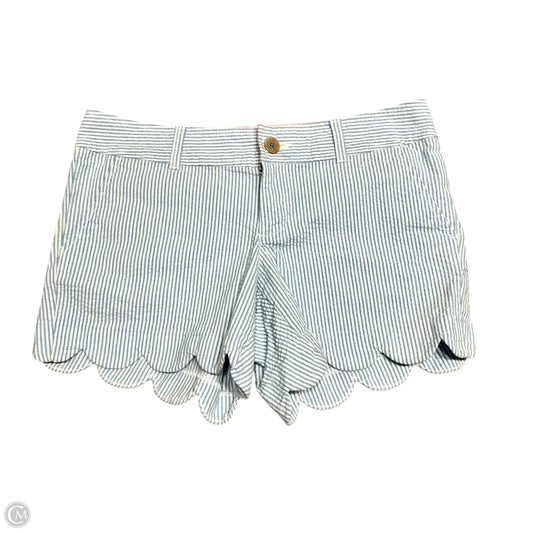 Shorts Designer By Lilly Pulitzer In Blue & White, Size: 6