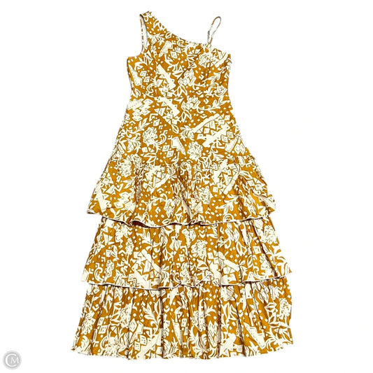 Dress Casual Maxi By Lulus In Cream & Yellow, Size: M