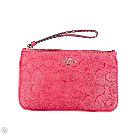 Wristlet Designer By Coach, Size: Medium