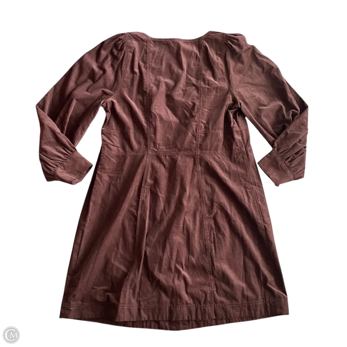 Dress Casual Midi By Madewell In Brown, Size: L