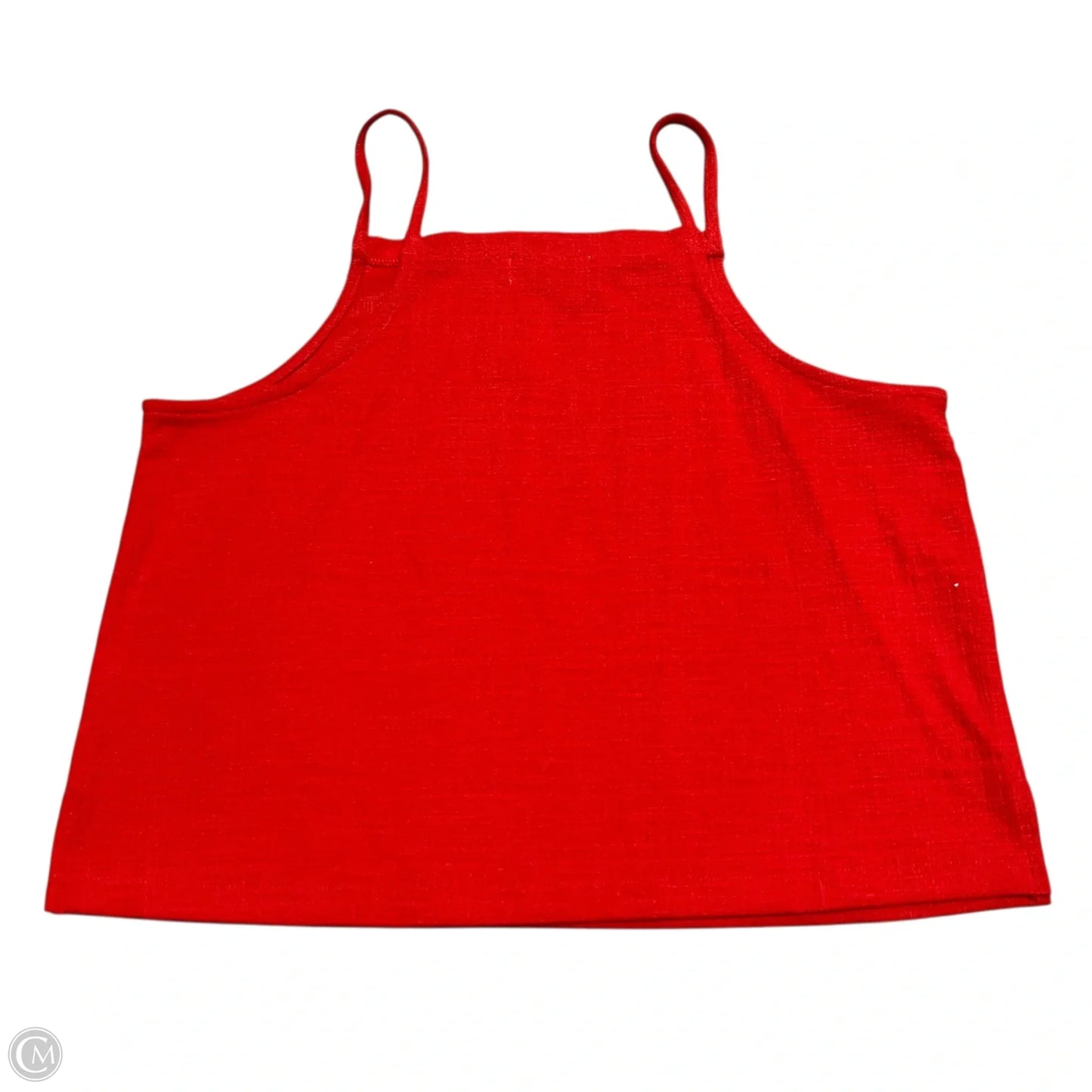 Top Sleeveless By Madewell In Red, Size: L