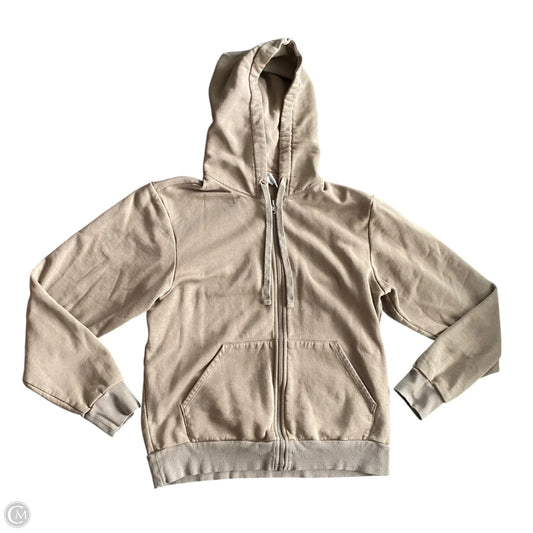 Athletic Sweatshirt Hoodie By Alo In Brown, Size: M