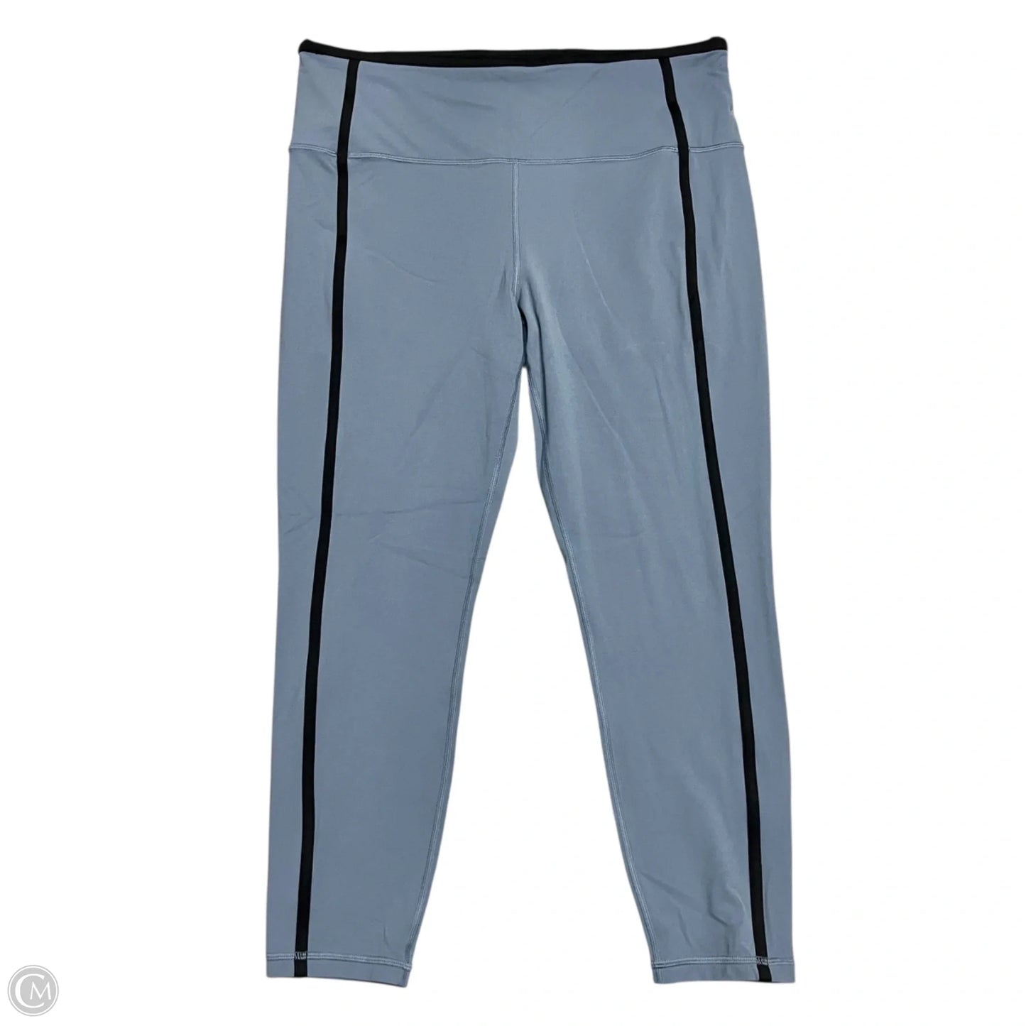 Athletic Leggings Capris By Athleta In Black & Blue, Size: 16