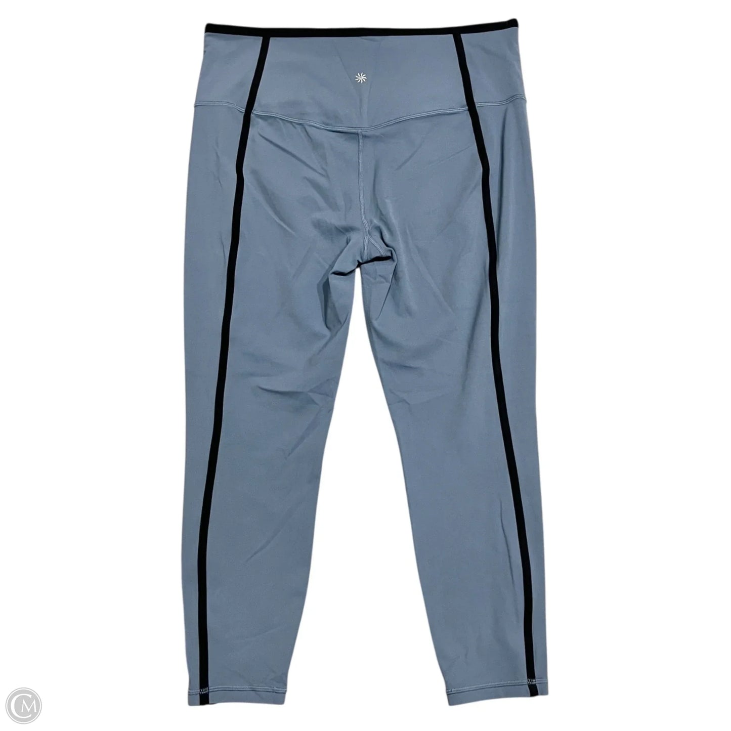 Athletic Leggings Capris By Athleta In Black & Blue, Size: 16