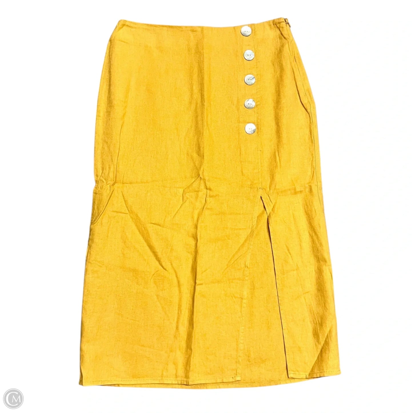 Skirt Midi By Marc New York In Yellow, Size: 0