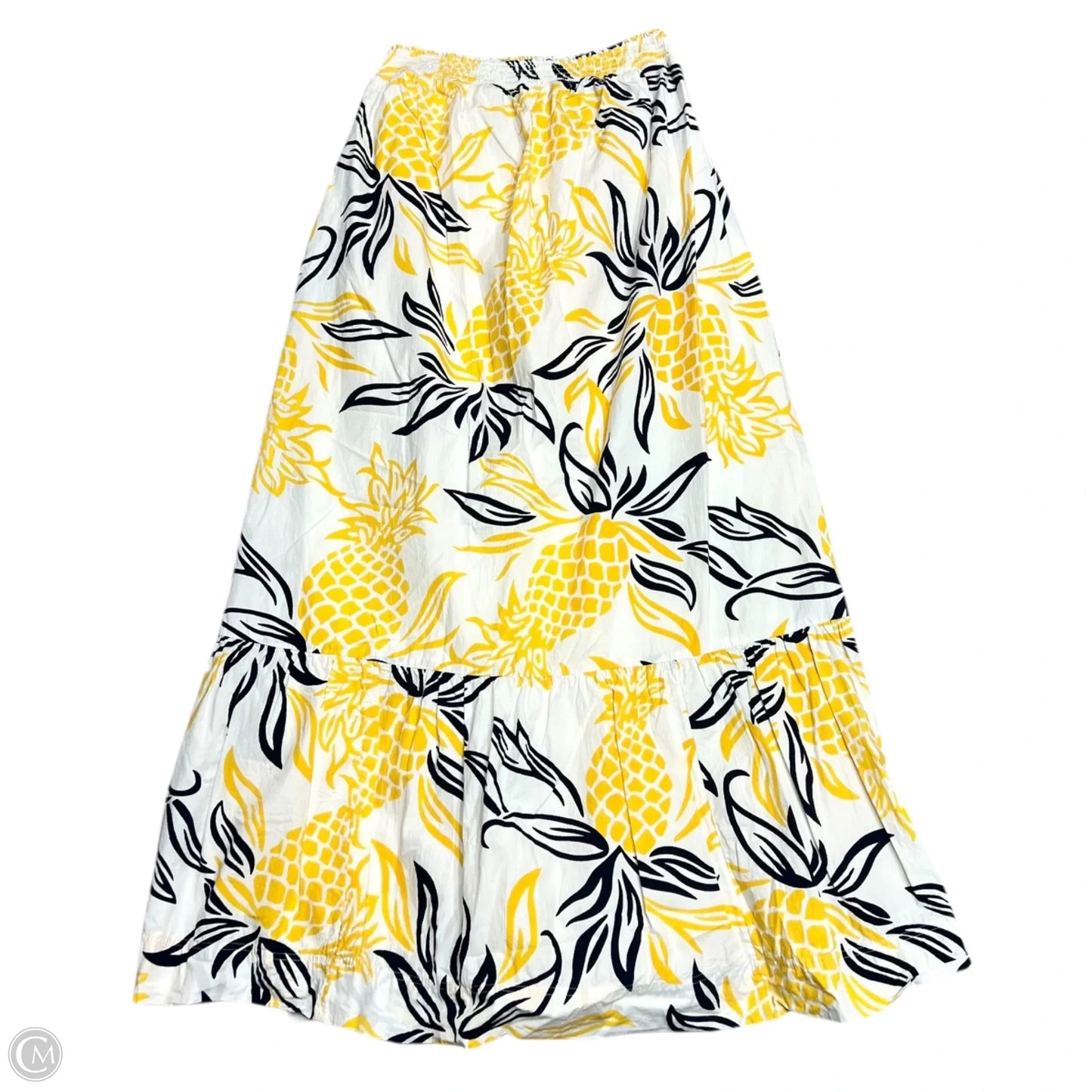 Dress Casual Maxi By Anthropologie In Blue & Yellow, Size: 1x
