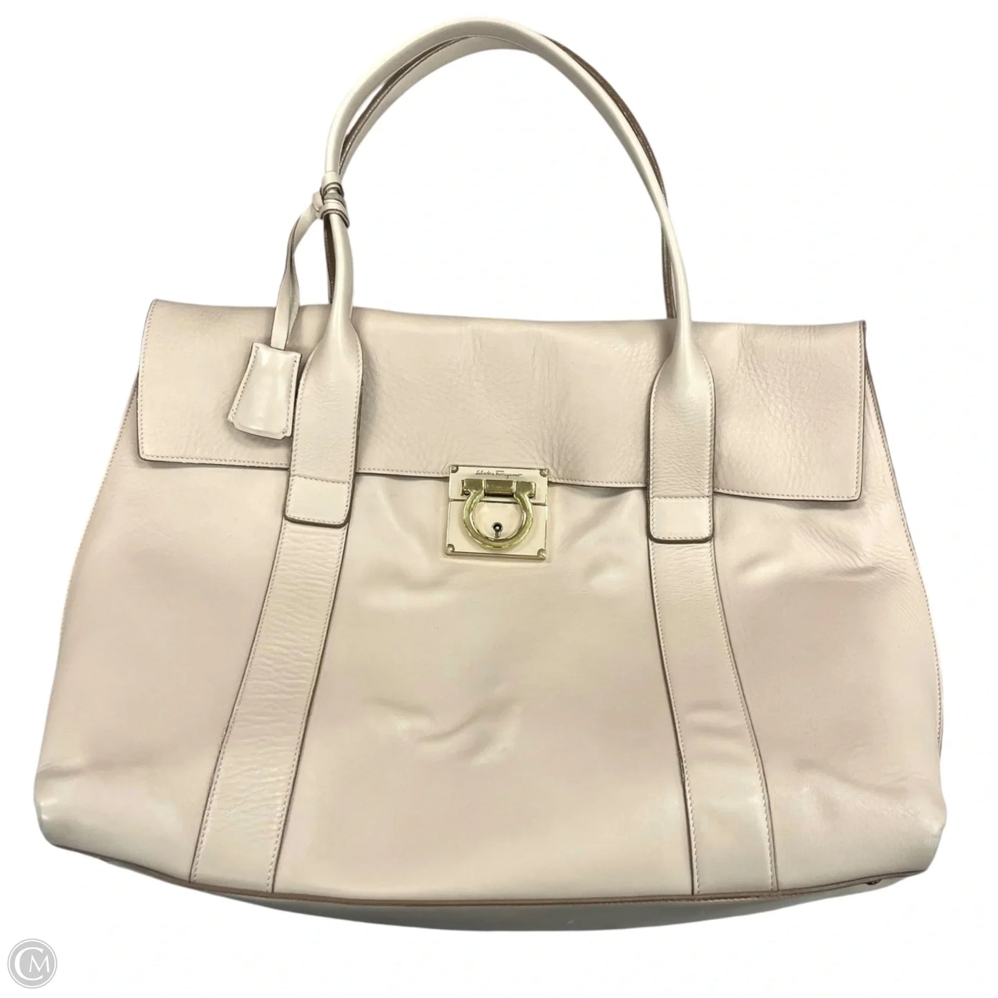 Handbag Luxury Designer By Ferragamo, Size: Large