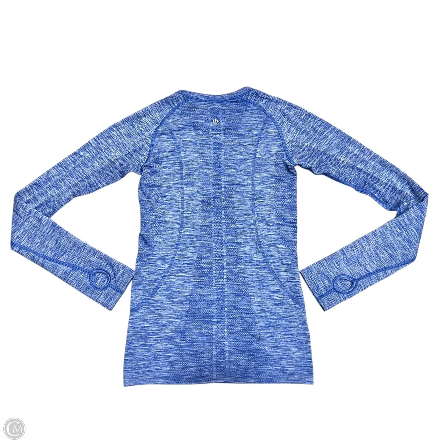Athletic Top Long Sleeve Crewneck By Lululemon In Blue, Size: S