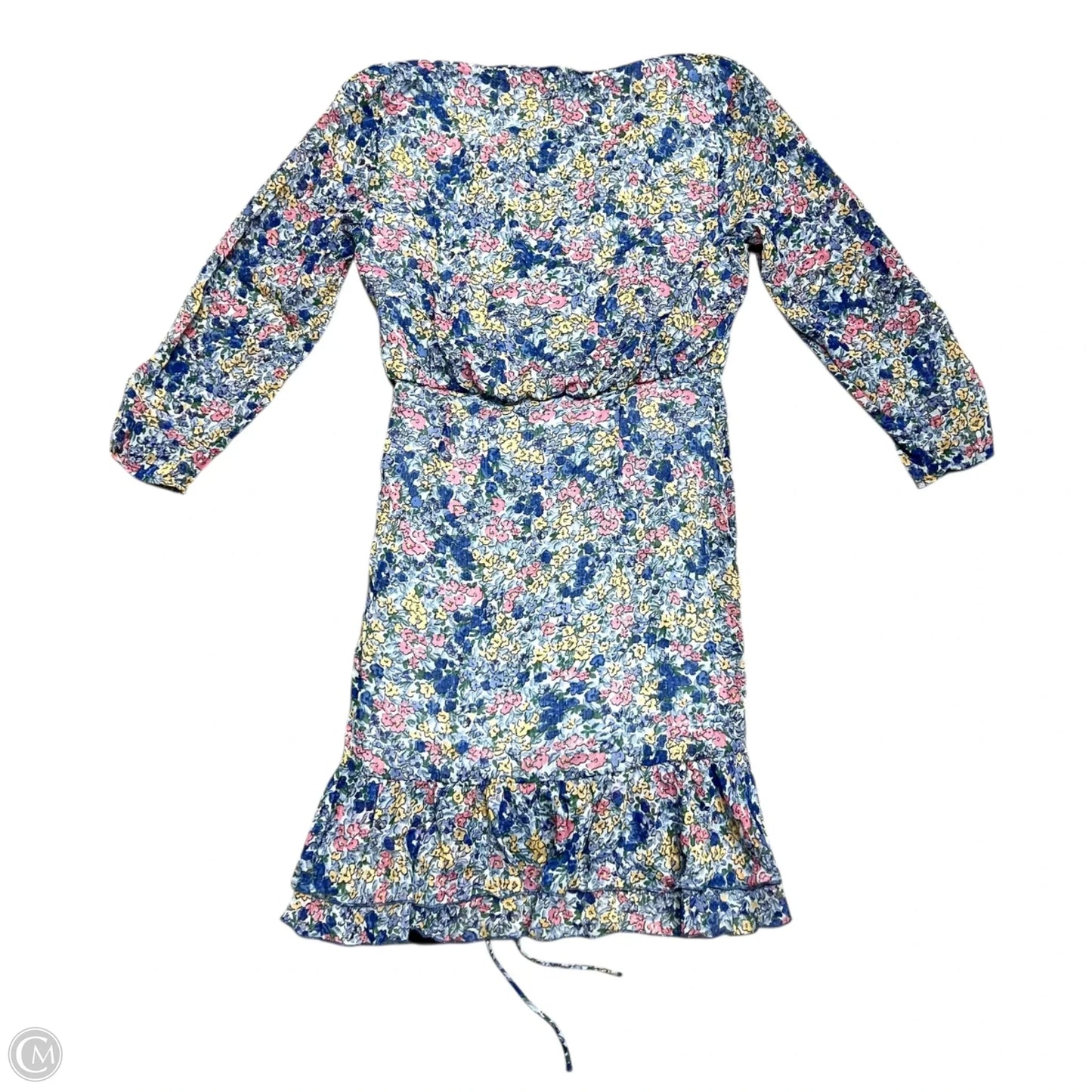 Dress Casual Short By Zara In Blue & Pink, Size: Xs