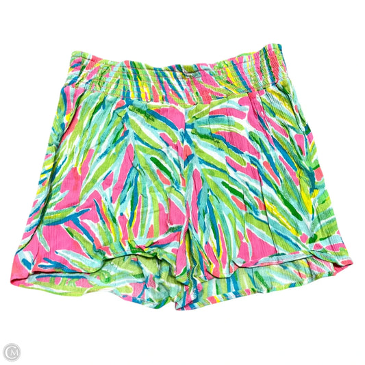 Shorts Designer By Lilly Pulitzer In Blue & Green, Size: 0