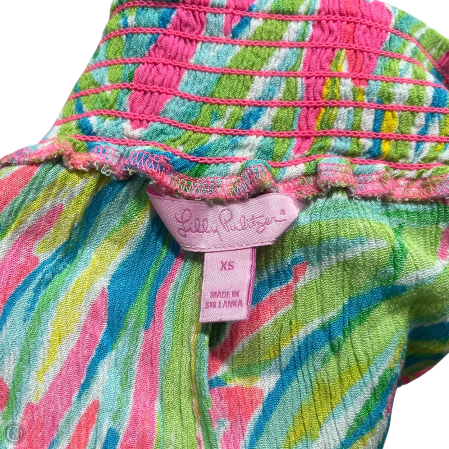Shorts Designer By Lilly Pulitzer In Blue & Green, Size: 0