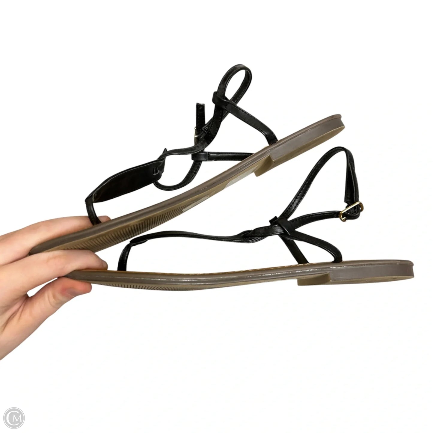 Sandals Flats By J. Crew In Black, Size: 10