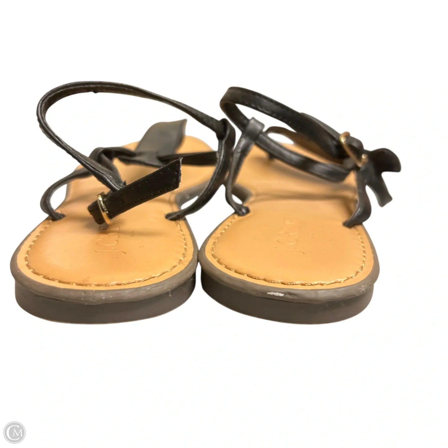 Sandals Flats By J. Crew In Black, Size: 10