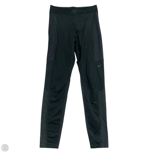 Athletic Leggings By Nike In Black, Size: 4