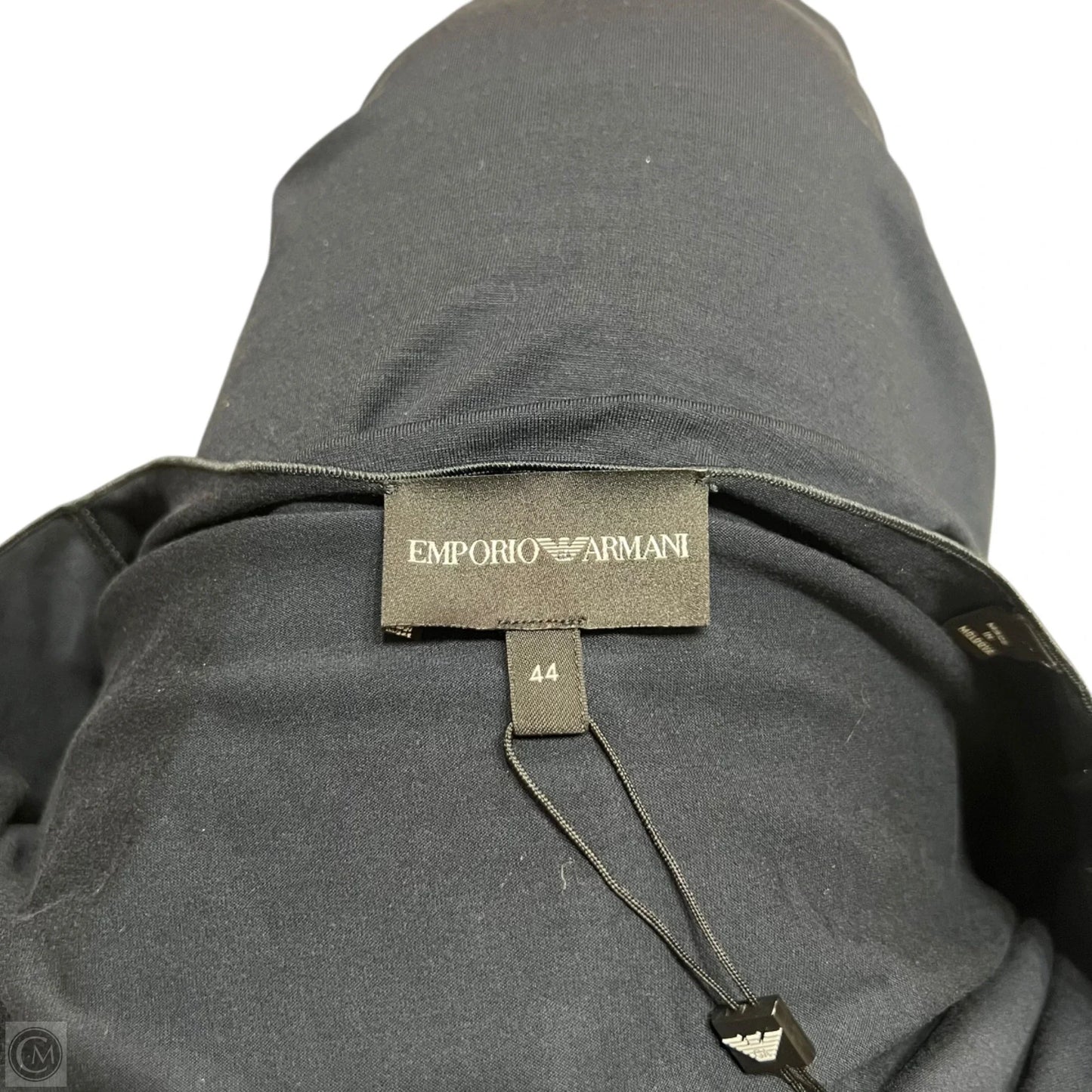 Top 3/4 Sleeve By Emporio Armani In Navy, Size: L
