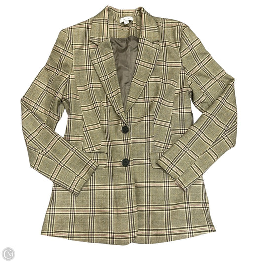 Blazer By Topshop In Cream & Purple, Size: M