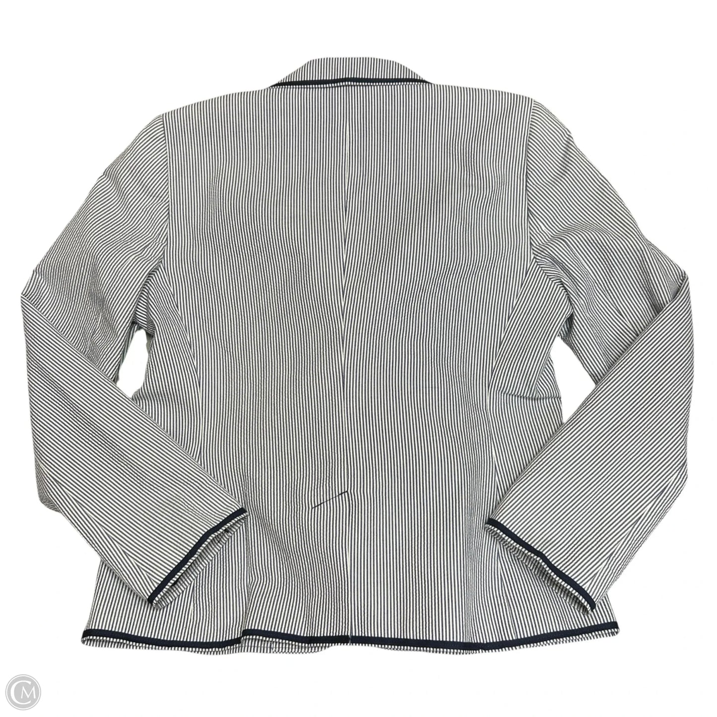 Blazer By Talbots In Blue & White, Size: Lp