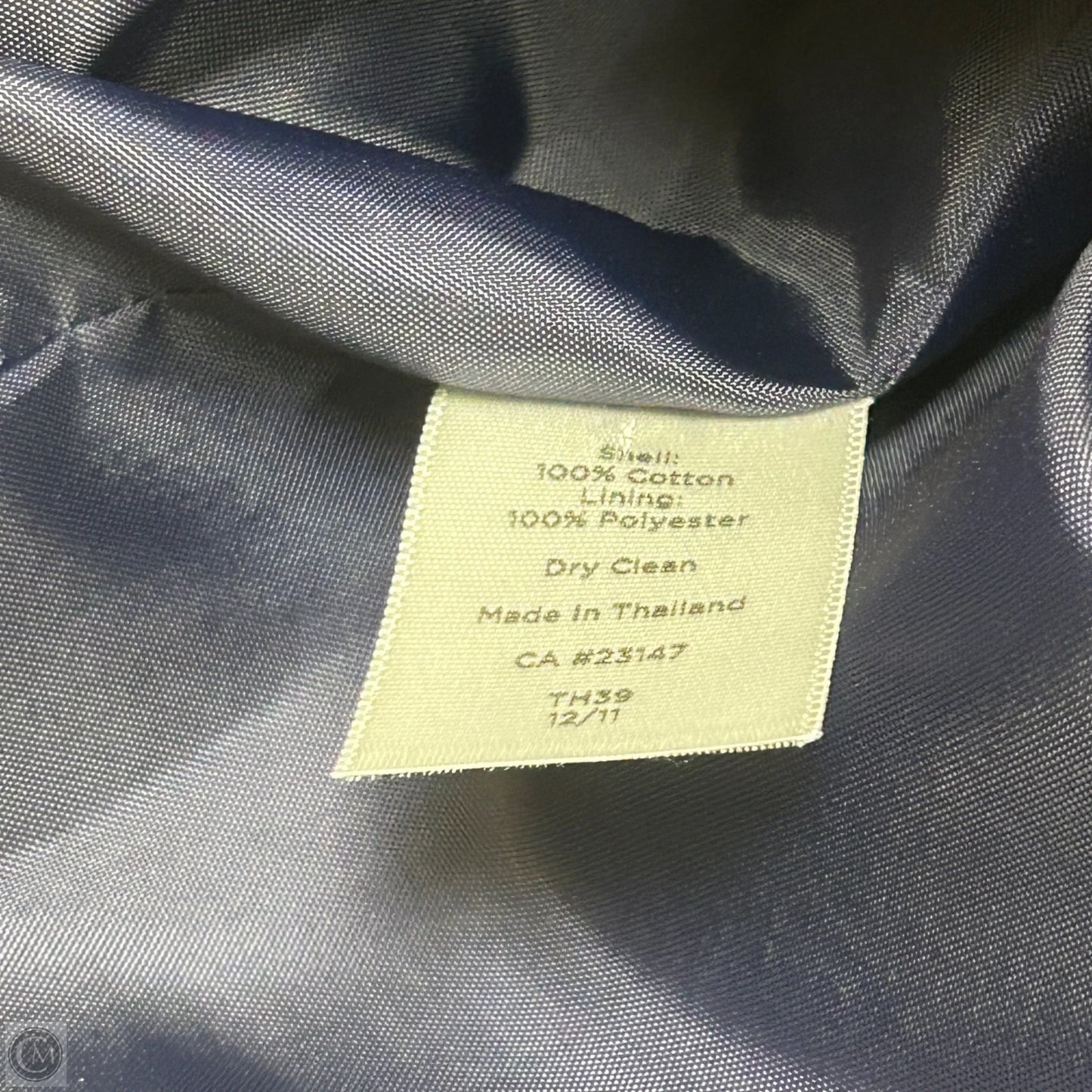 Blazer By Talbots In Blue & White, Size: Lp