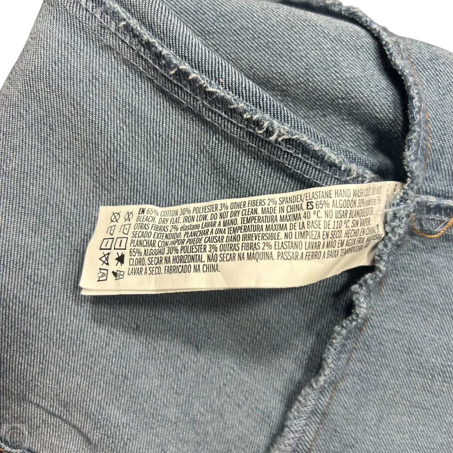 Dress Casual Short By Forever 21 In Blue Denim, Size: 3x