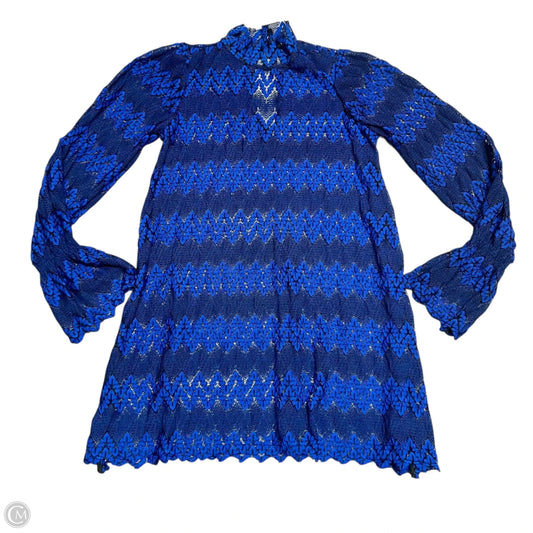 Dress Casual Short By Free People In Black & Blue, Size: S