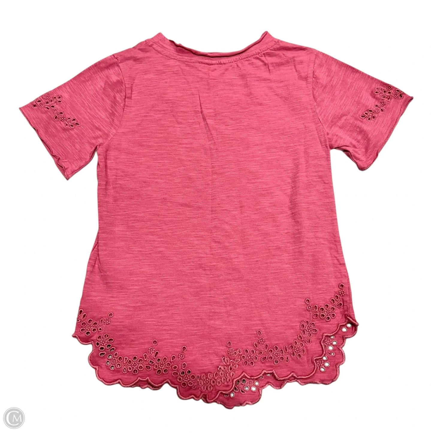 Top Short Sleeve By Free People In Pink, Size: Xs