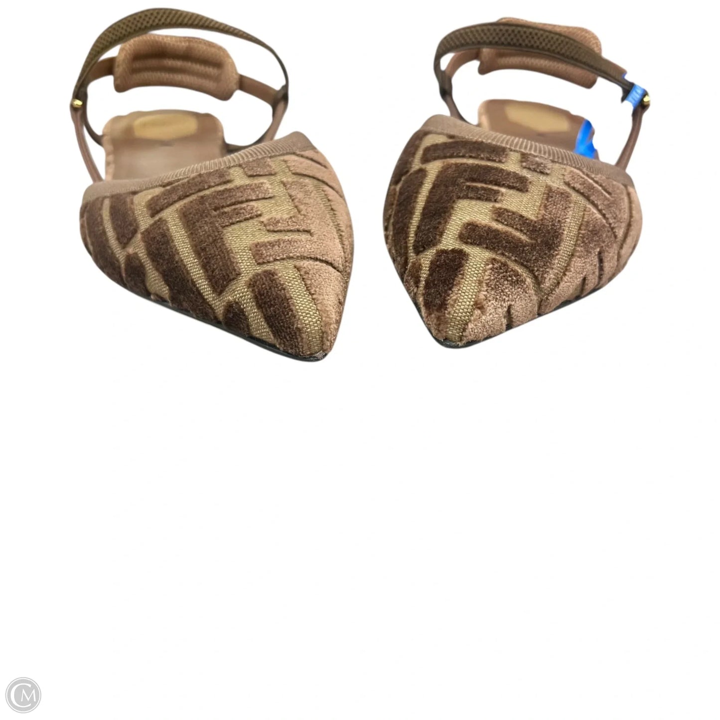 Shoes Luxury Designer By Fendi In Taupe, Size: 8.5