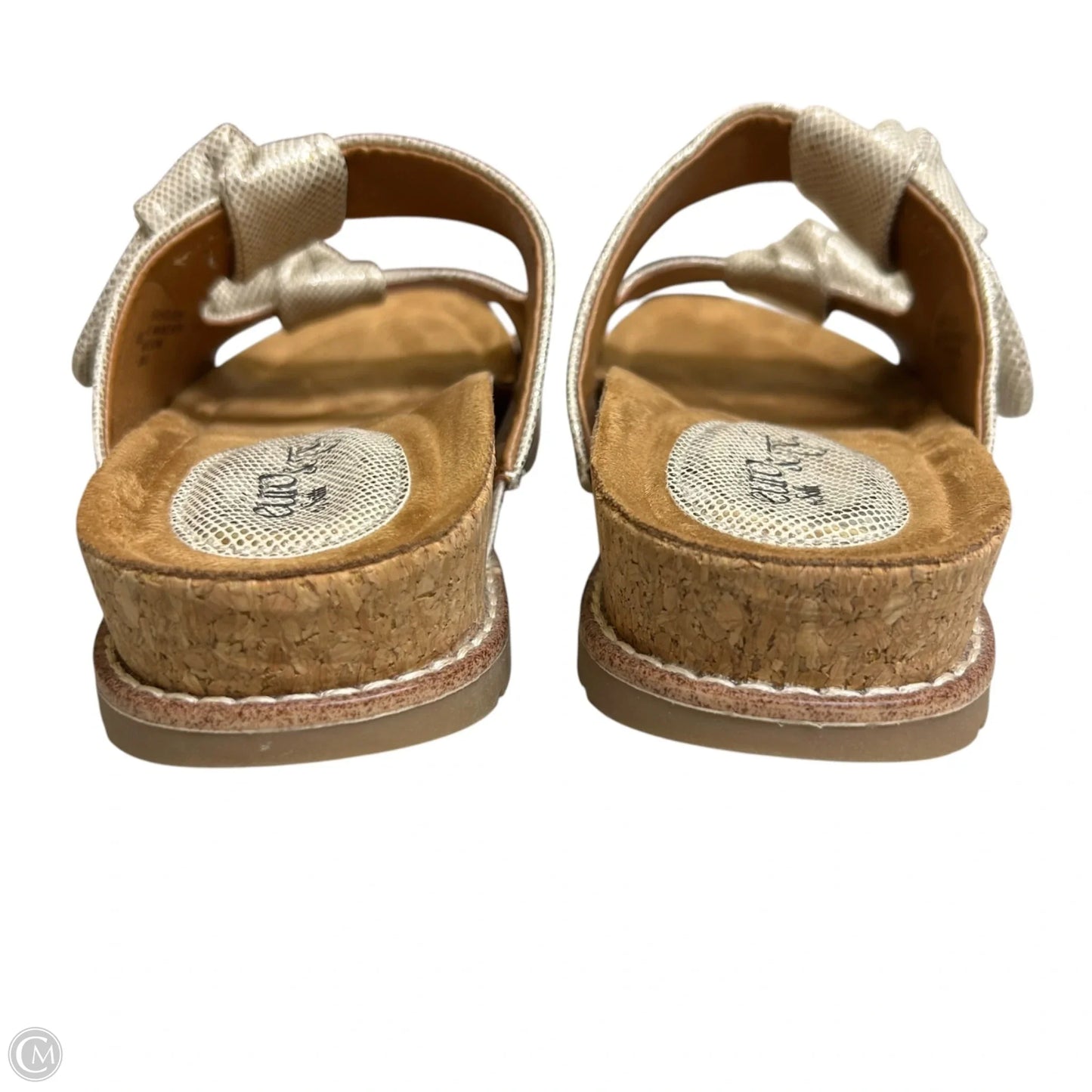 Sandals Flats By Sofft In Gold, Size: 6
